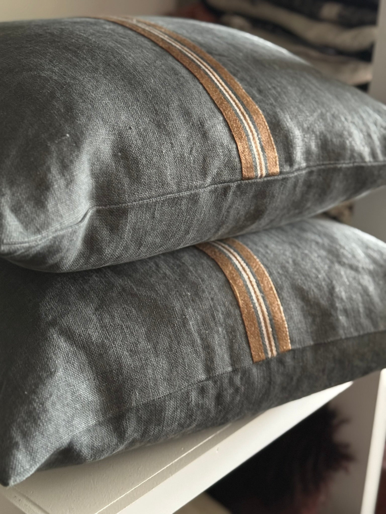 Libeco Linen Atlas Pillow l 20x20