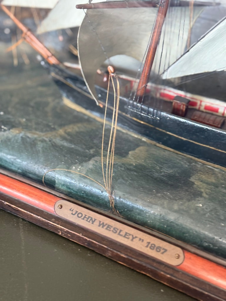 "John Wesley" 1867 Ship Diorama