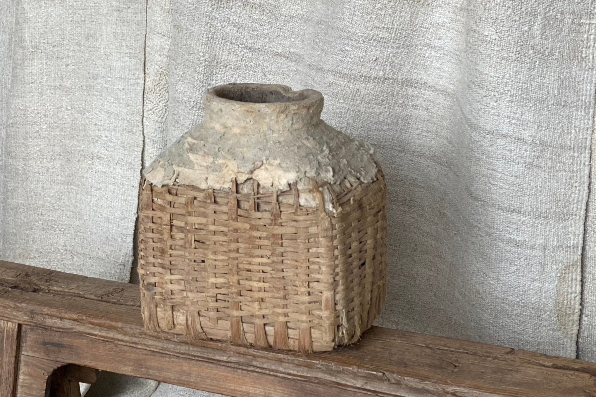 Wicker Oil Basket