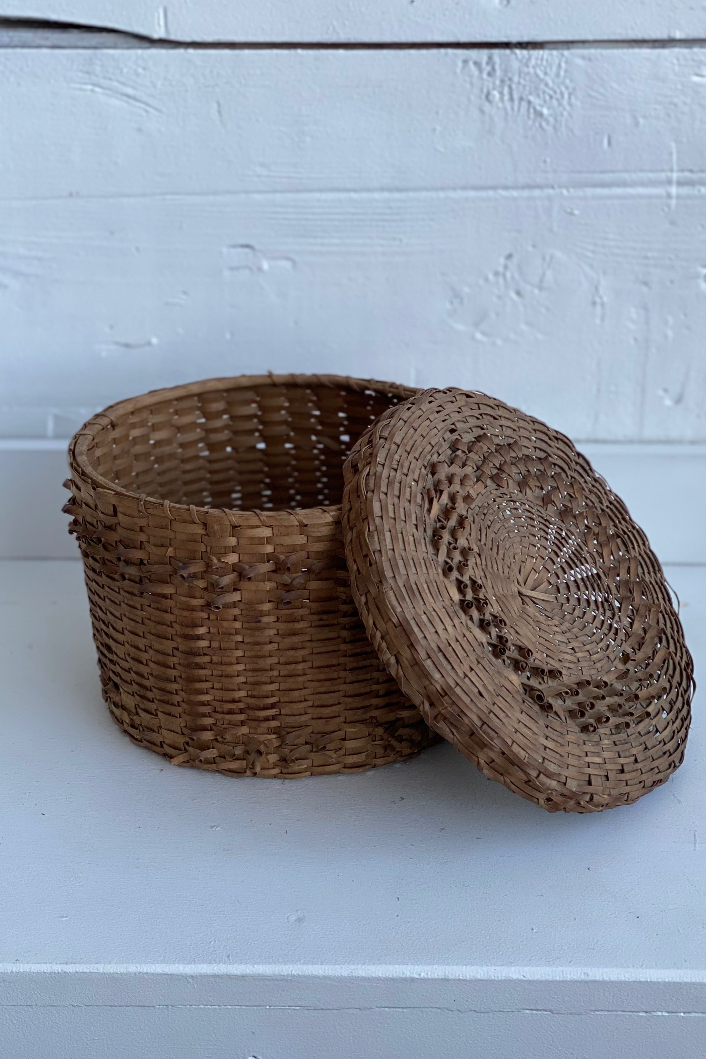 Antique Native American Basket l Maine