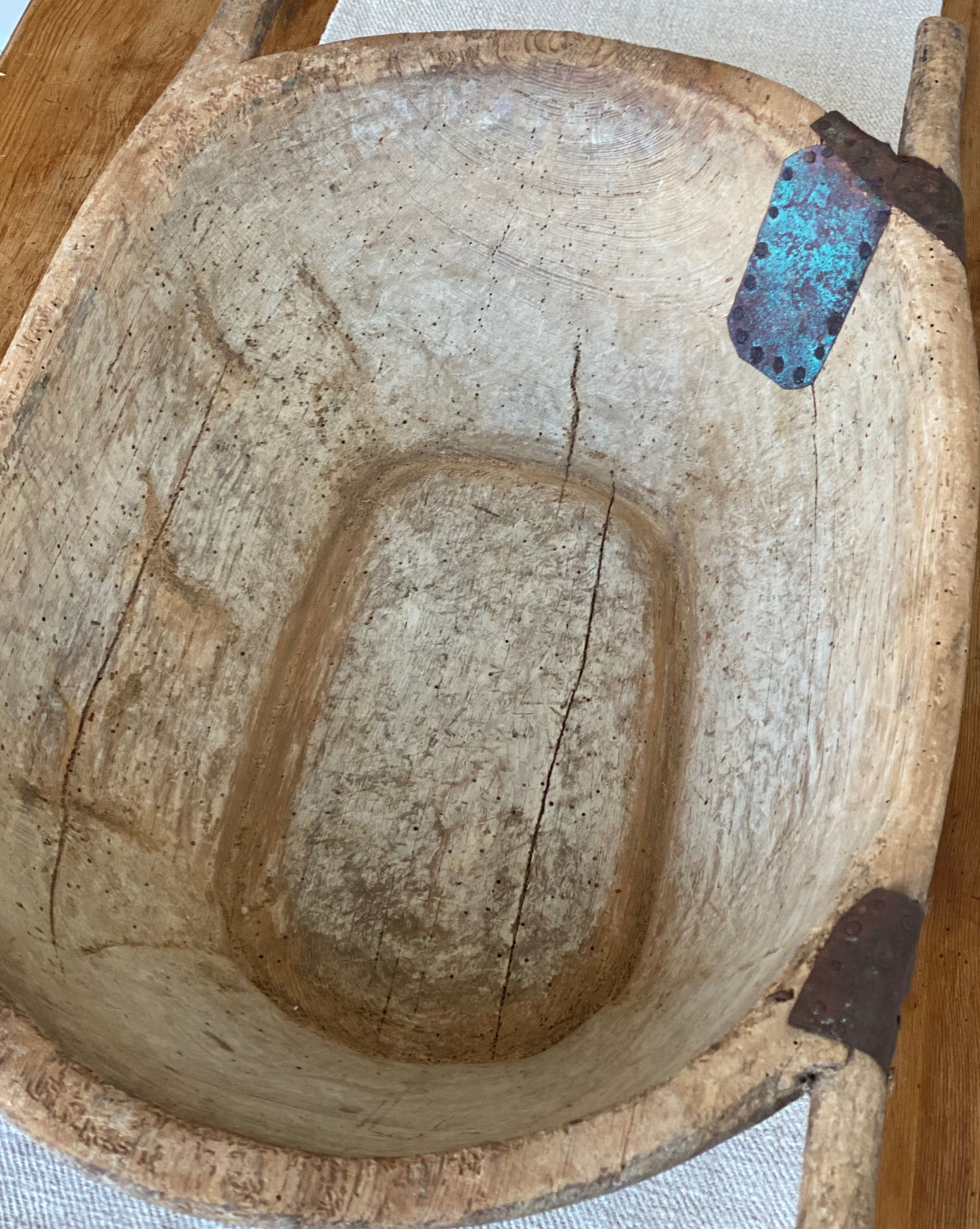 Antique Dough Bowl - #4