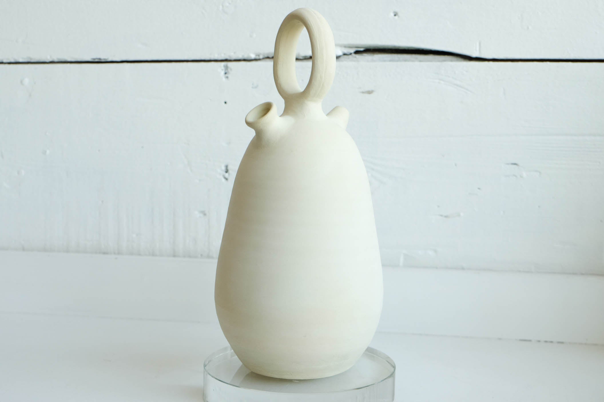 Spanish Pottery l Ovum Jug w/handle