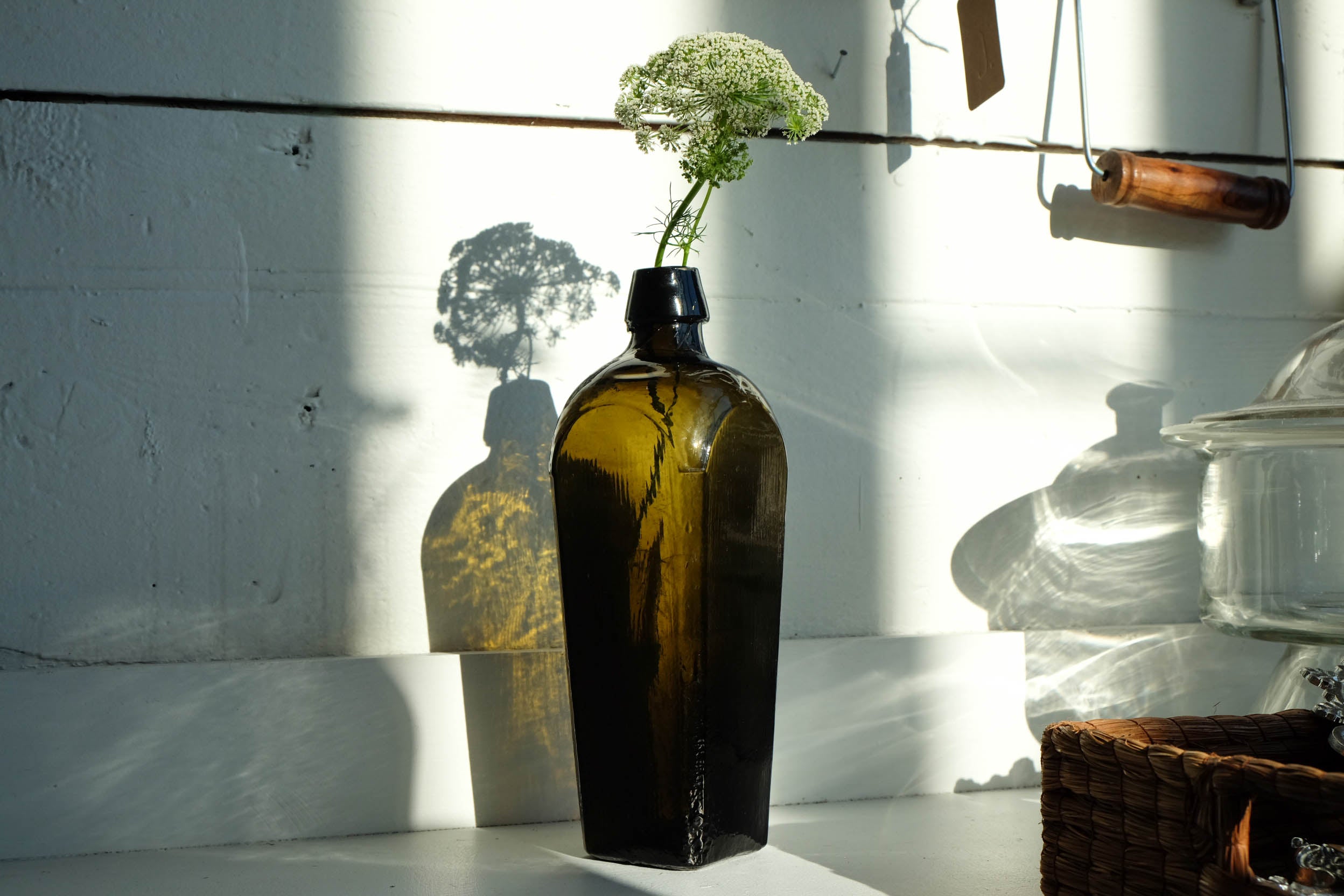 Antique Green Bottles - Maine