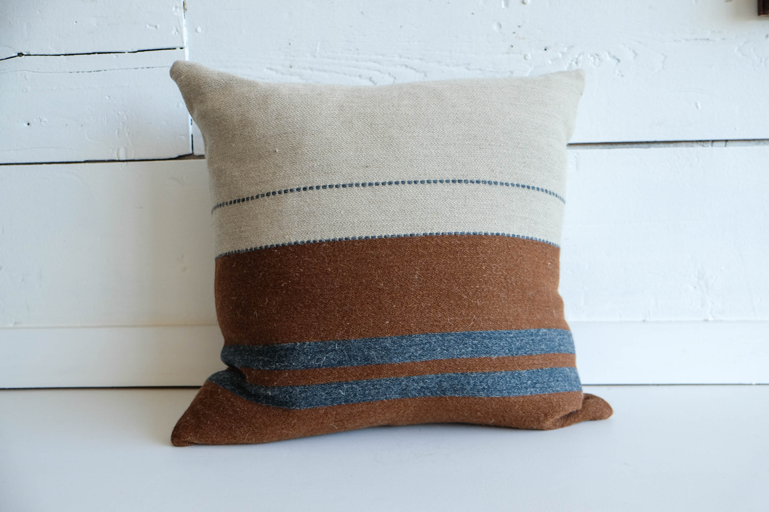 Libeco Linen & Wool l Highland Stripe Pillow