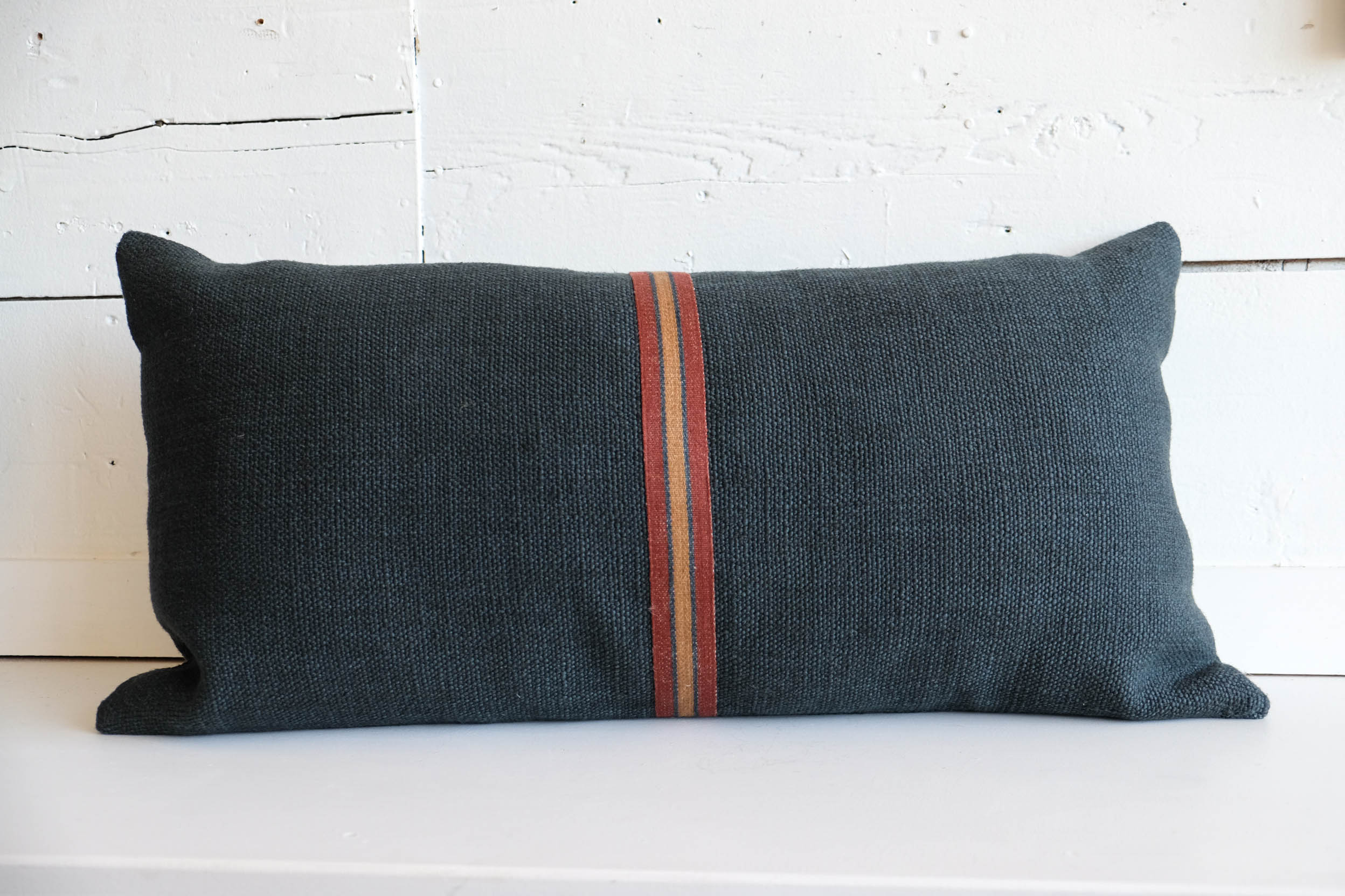 Libeco Linen & Wool | Jasper Smoke Pillow