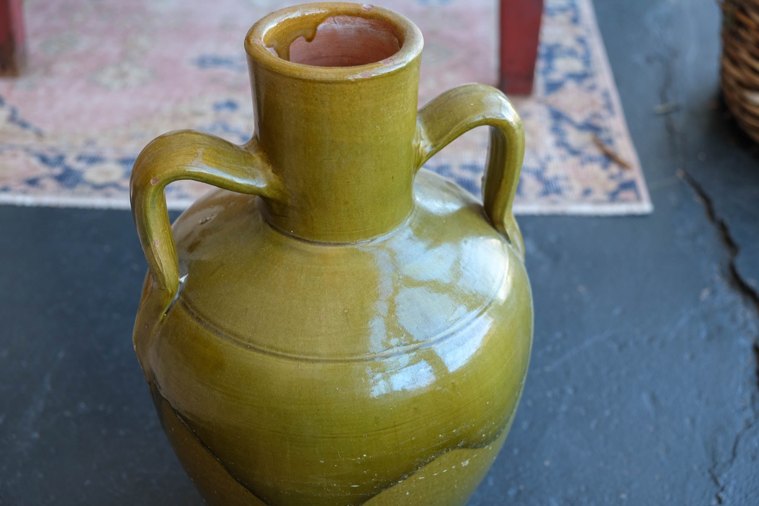 Antique Green Jug - Mallorca