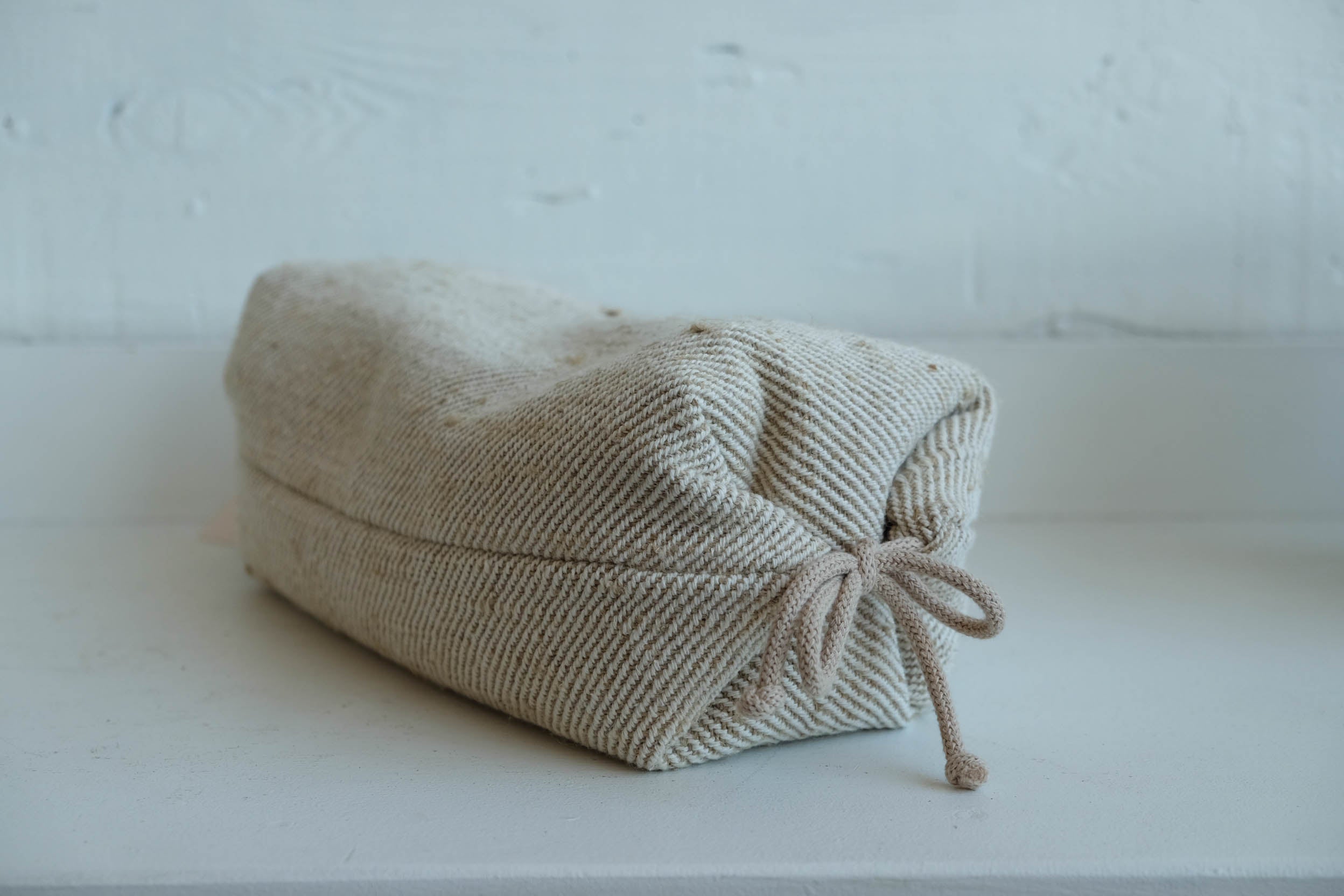 Antique Linen Yoga or Floor Pillow