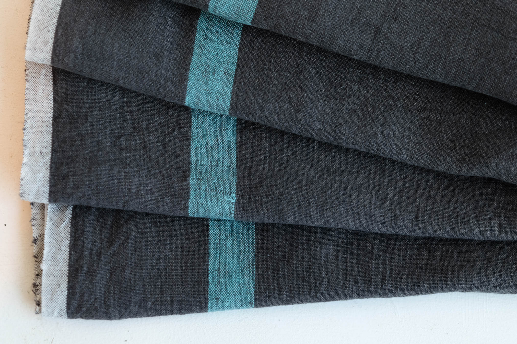 Blue Stripe Napkin - Set of 4