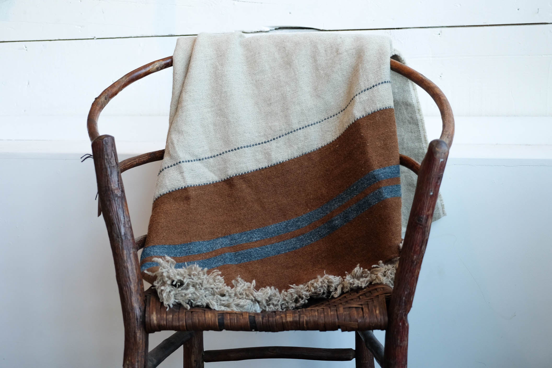 Libeco Linen/Wool Highland Stripe Throw