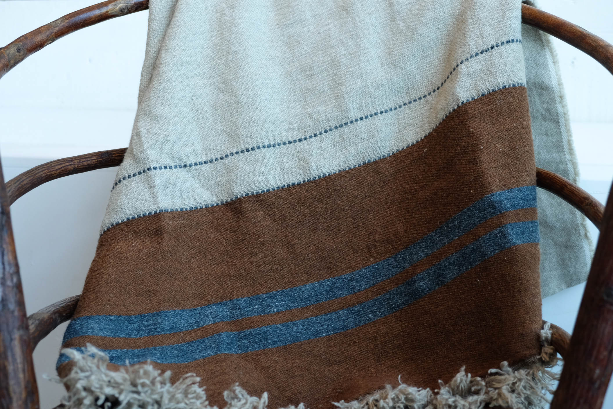 Libeco Linen/Wool Highland Stripe Throw