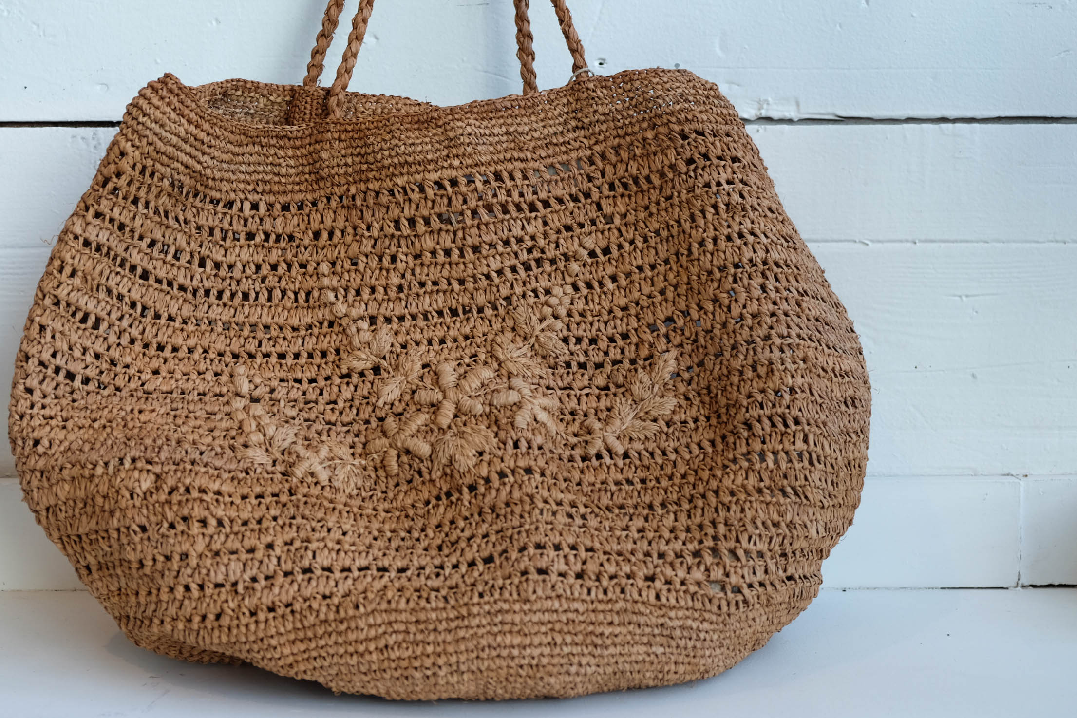 Hand Crocheted Tote Madagrue XL