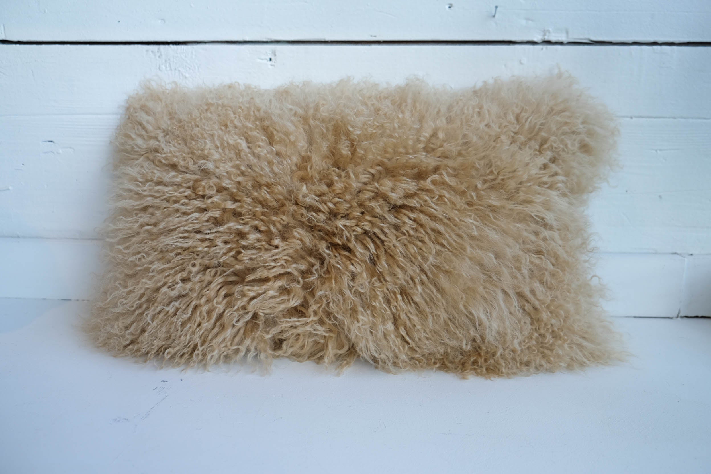 Tibetan Sheepskin Lumbar Pillow