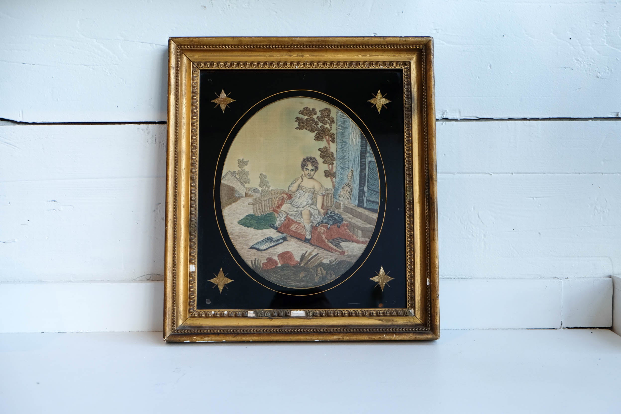 c. 1800 Needlework Art