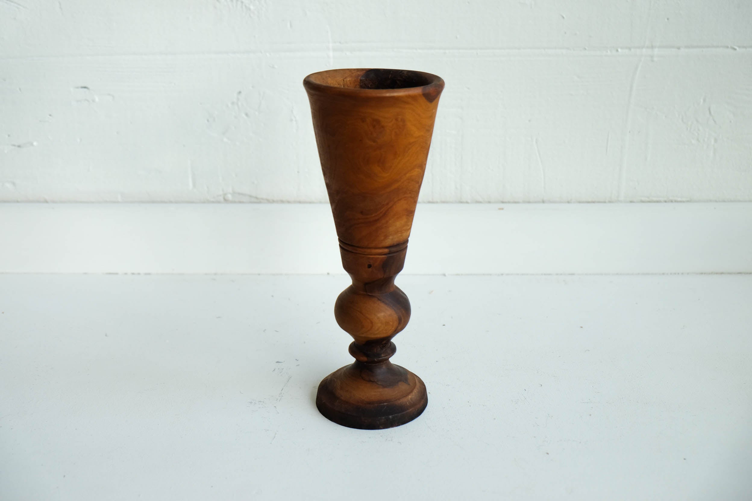 Turned Wood Vase