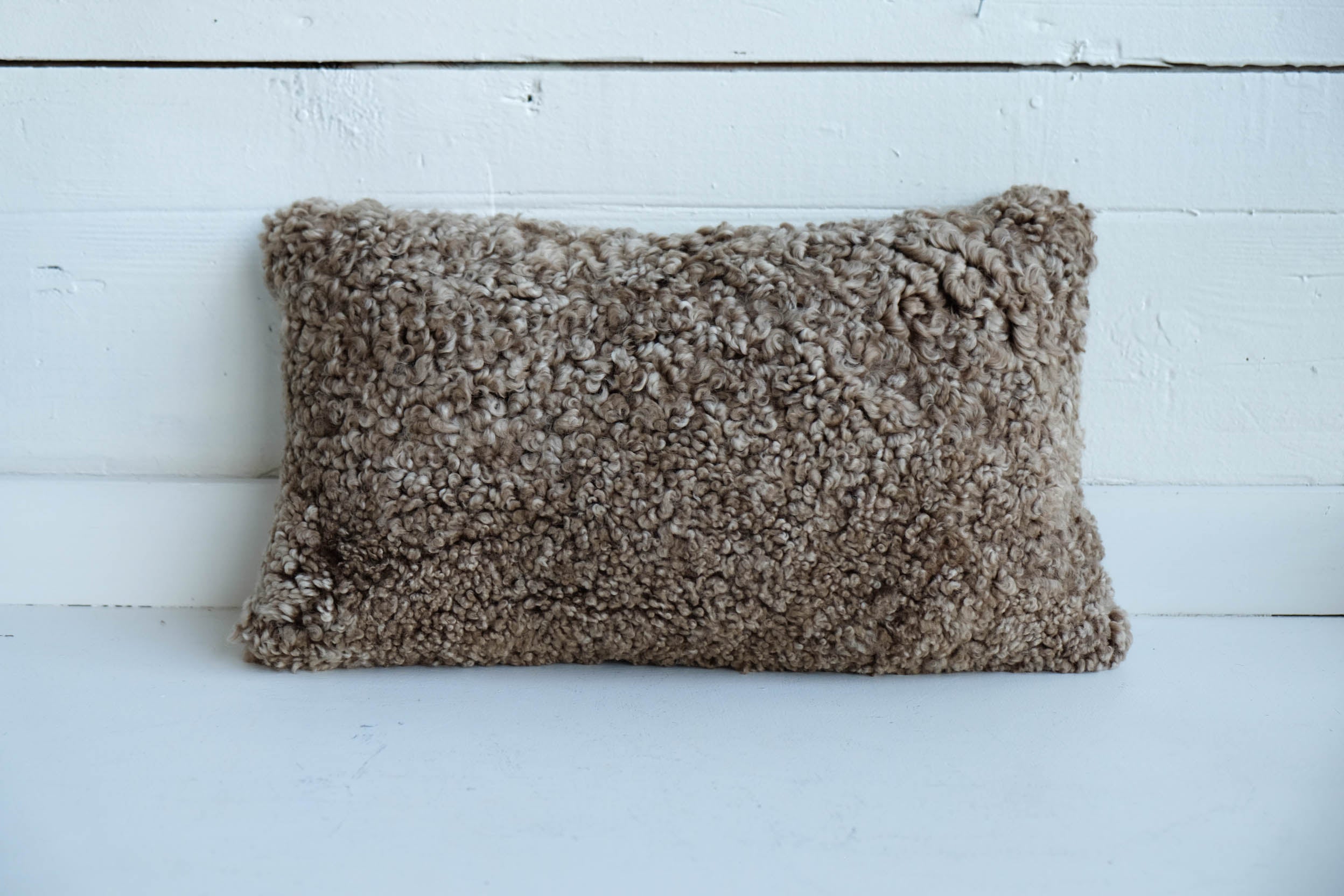 Curly Sheepskin Pillow