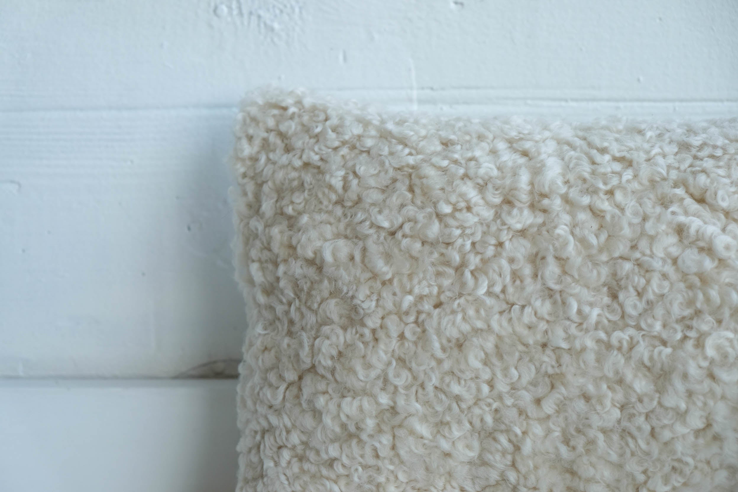 Curly Sheepskin Pillow