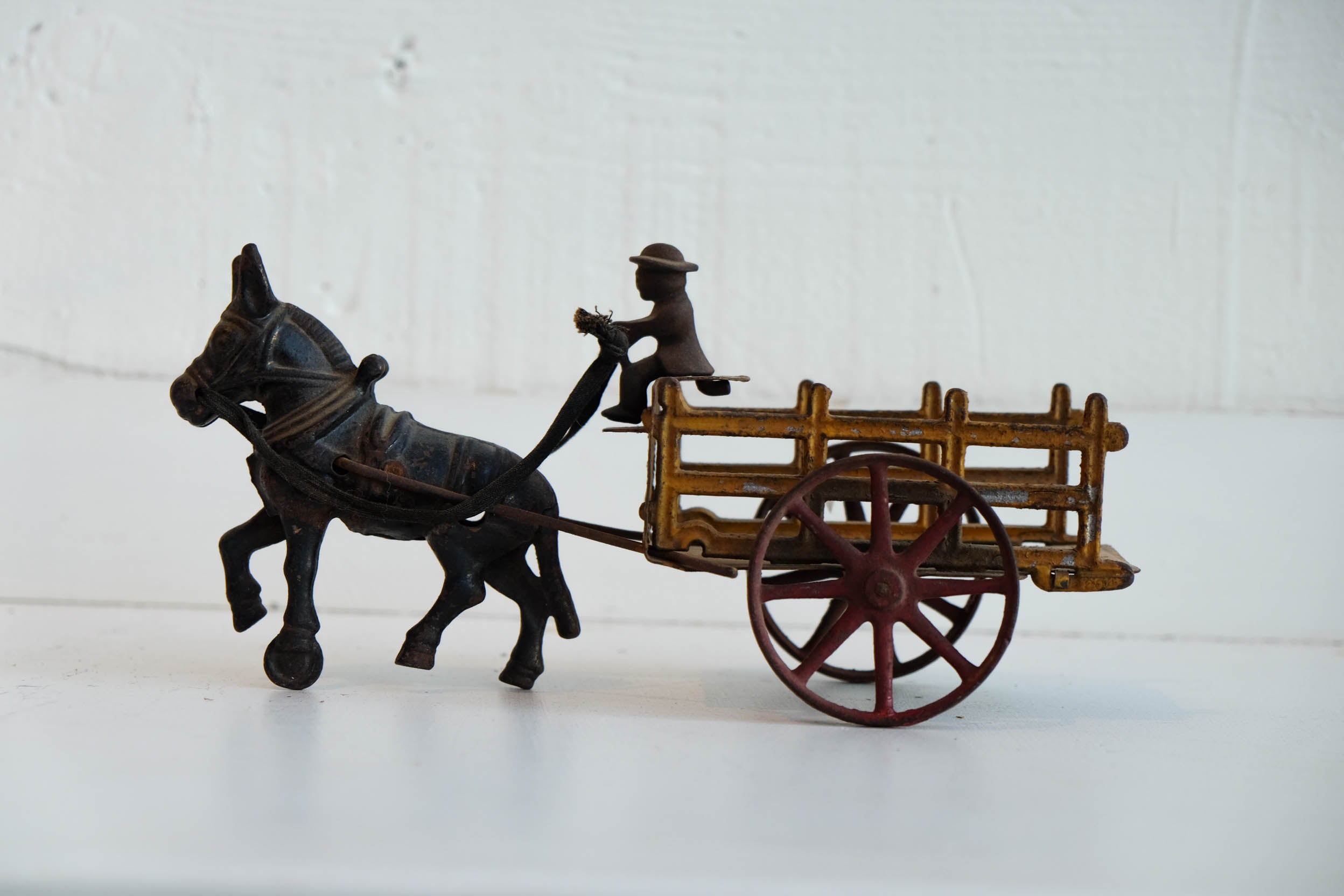 Wilkins Donkey Pulling Tiny Man l #9
