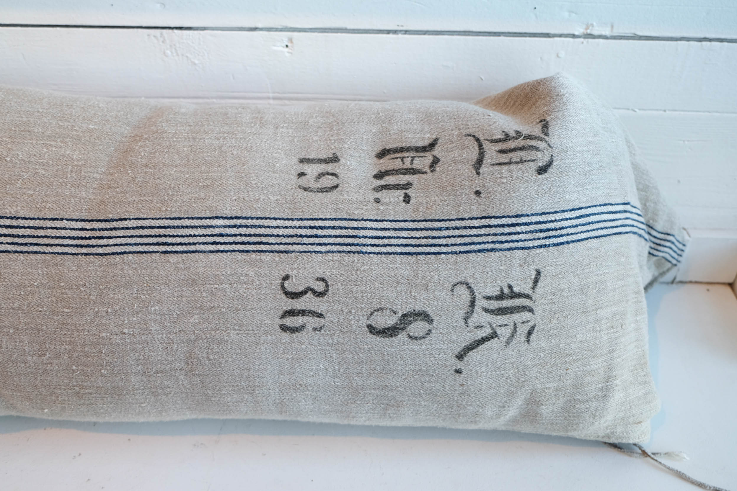 German Grain Sack Pillow