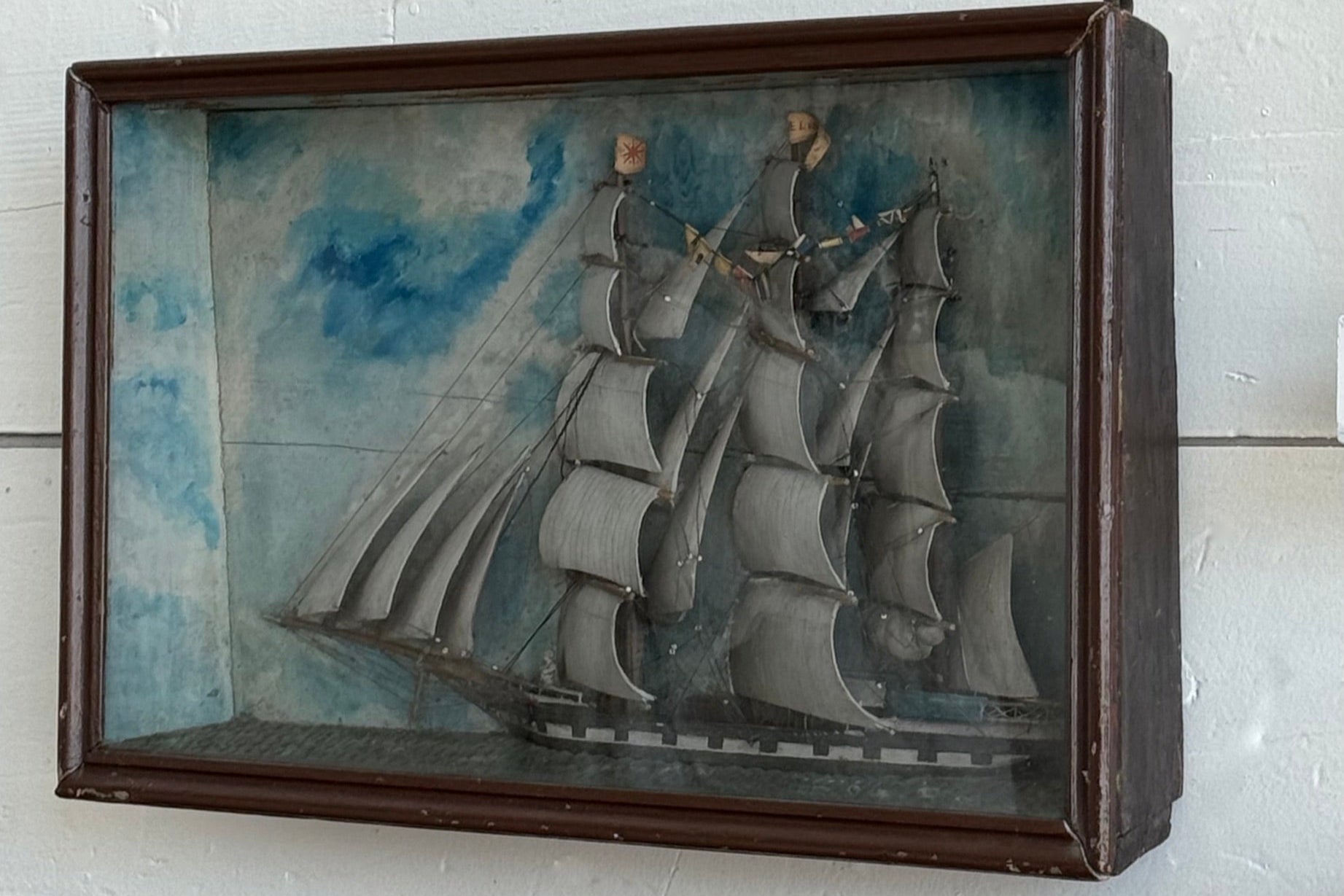 Antique Ship Diorama-Scotland