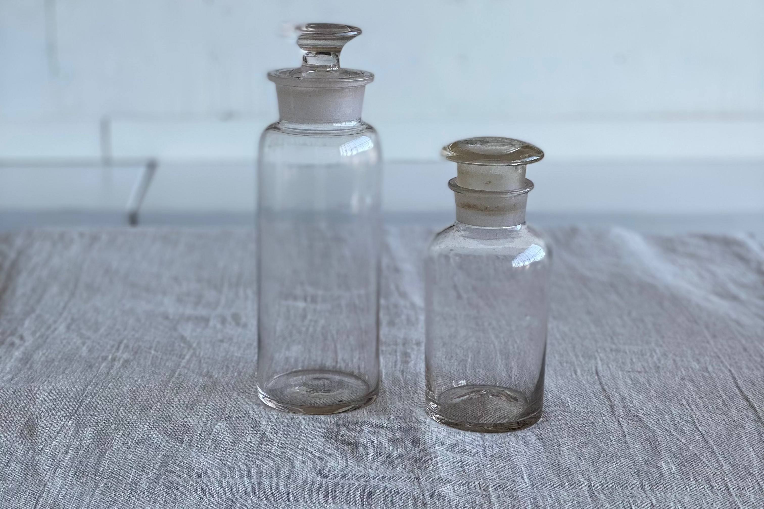 Pair of Antique Apothecary Jars