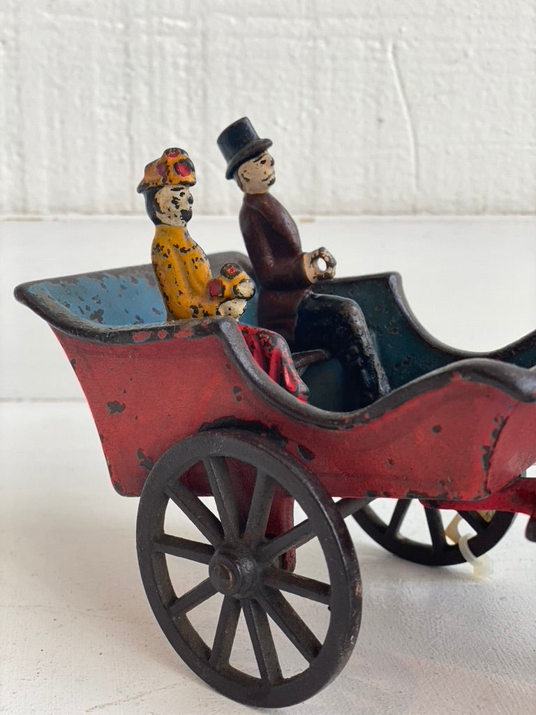 Red Carriage With a Couple l #34