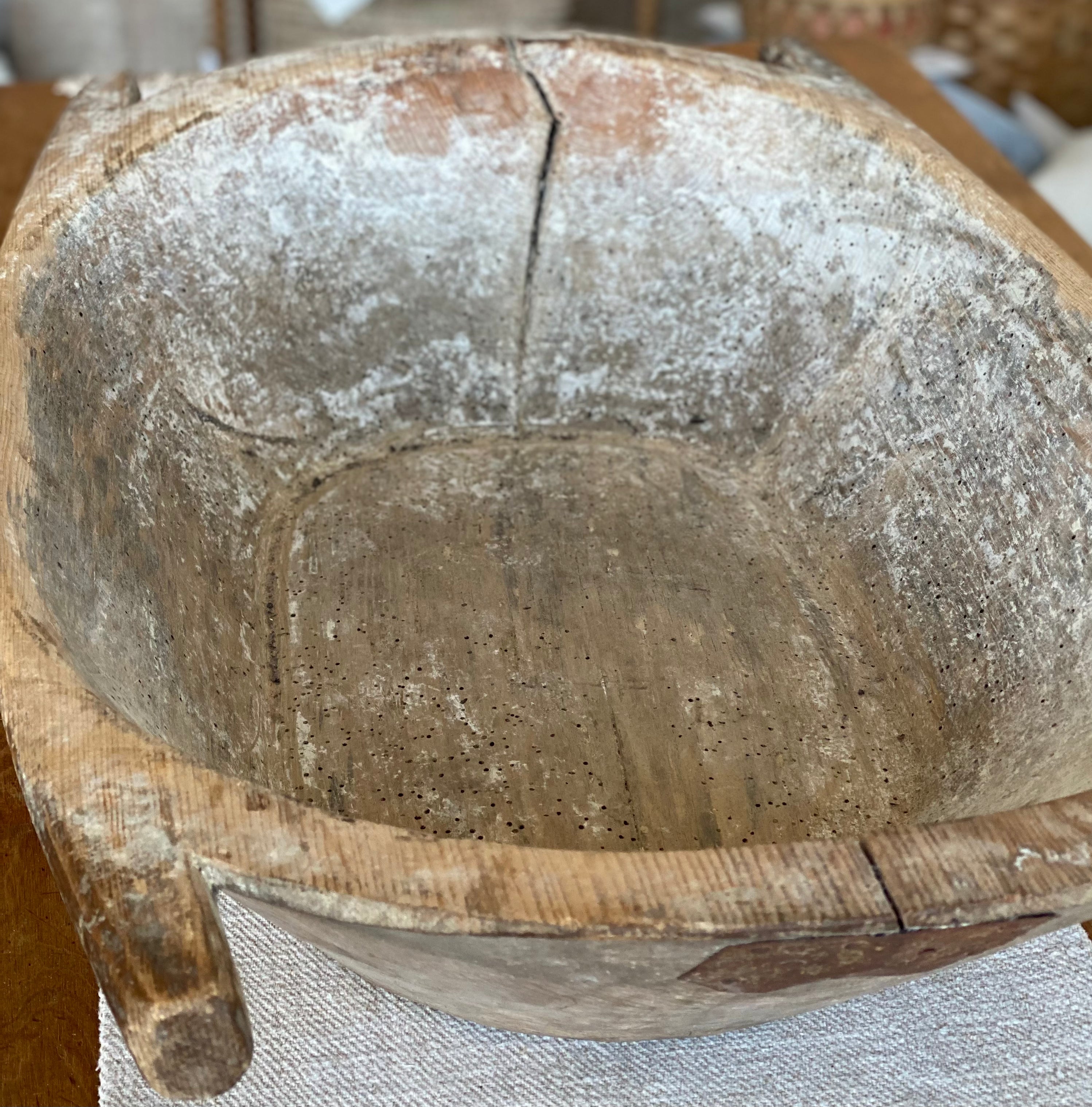 Antique Dough Bowl - #2