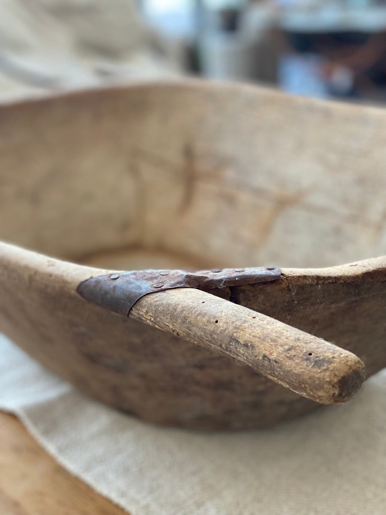 Antique Dough Bowl - #4