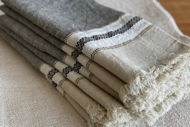 Libeco Linen Guest Towel l Beeswax