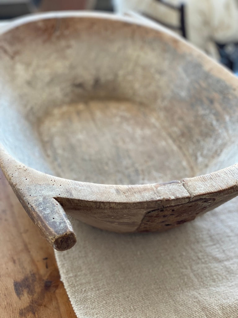 Antique Dough Bowl - #5
