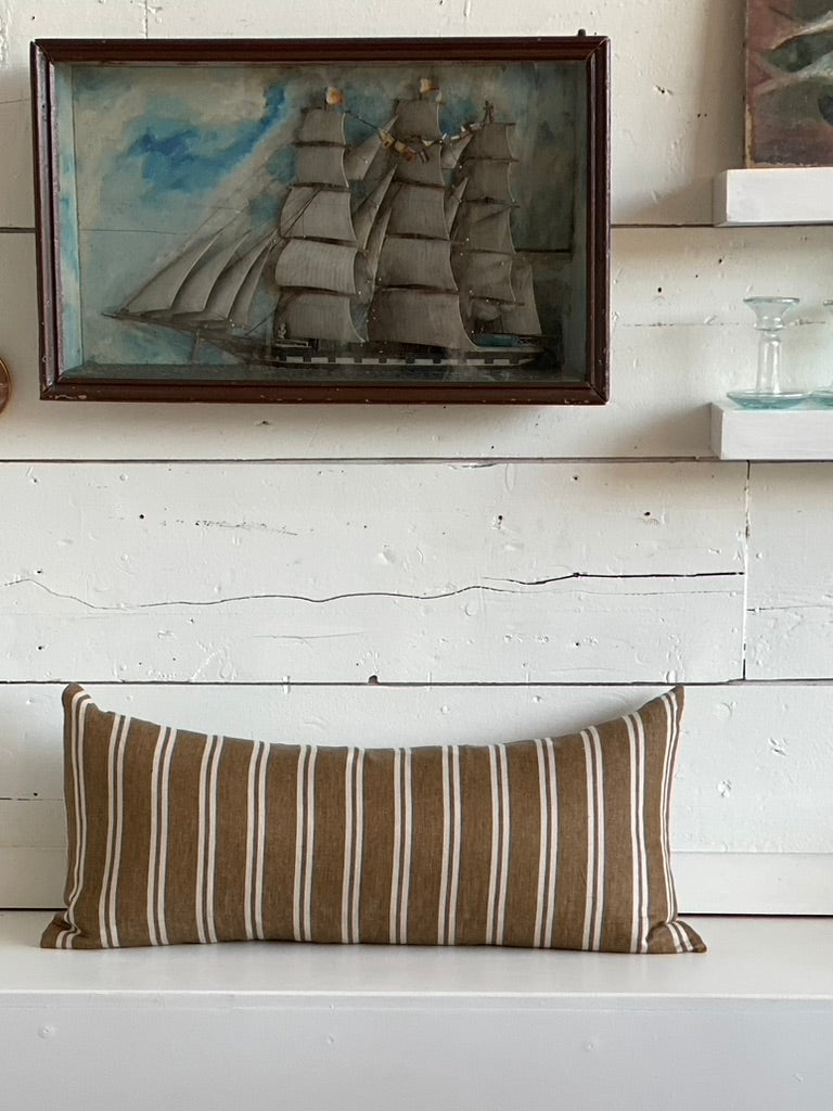 Libeco Linen Lumbar | Canal Stripe