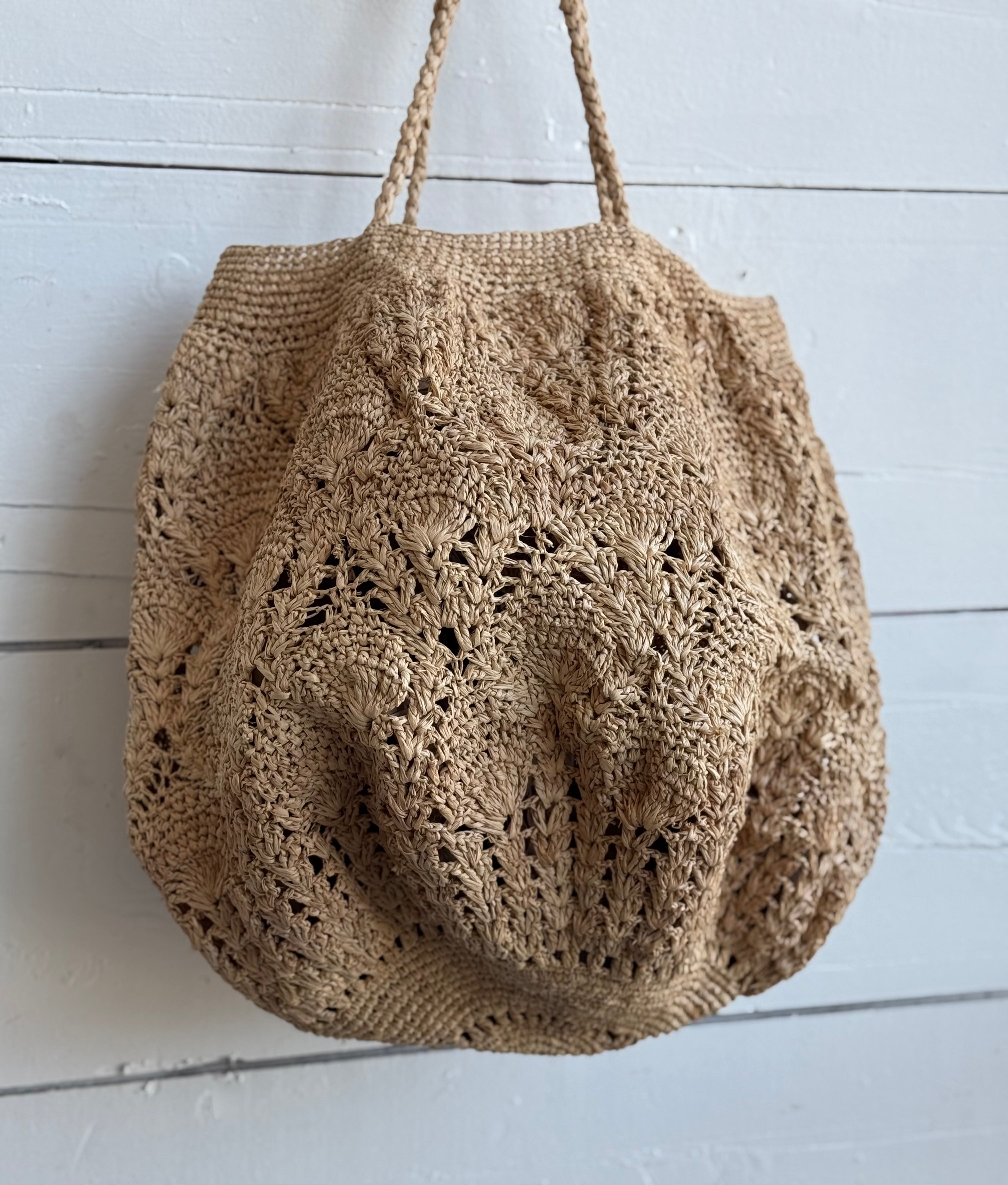 Hand Crocheted Tote l Paon