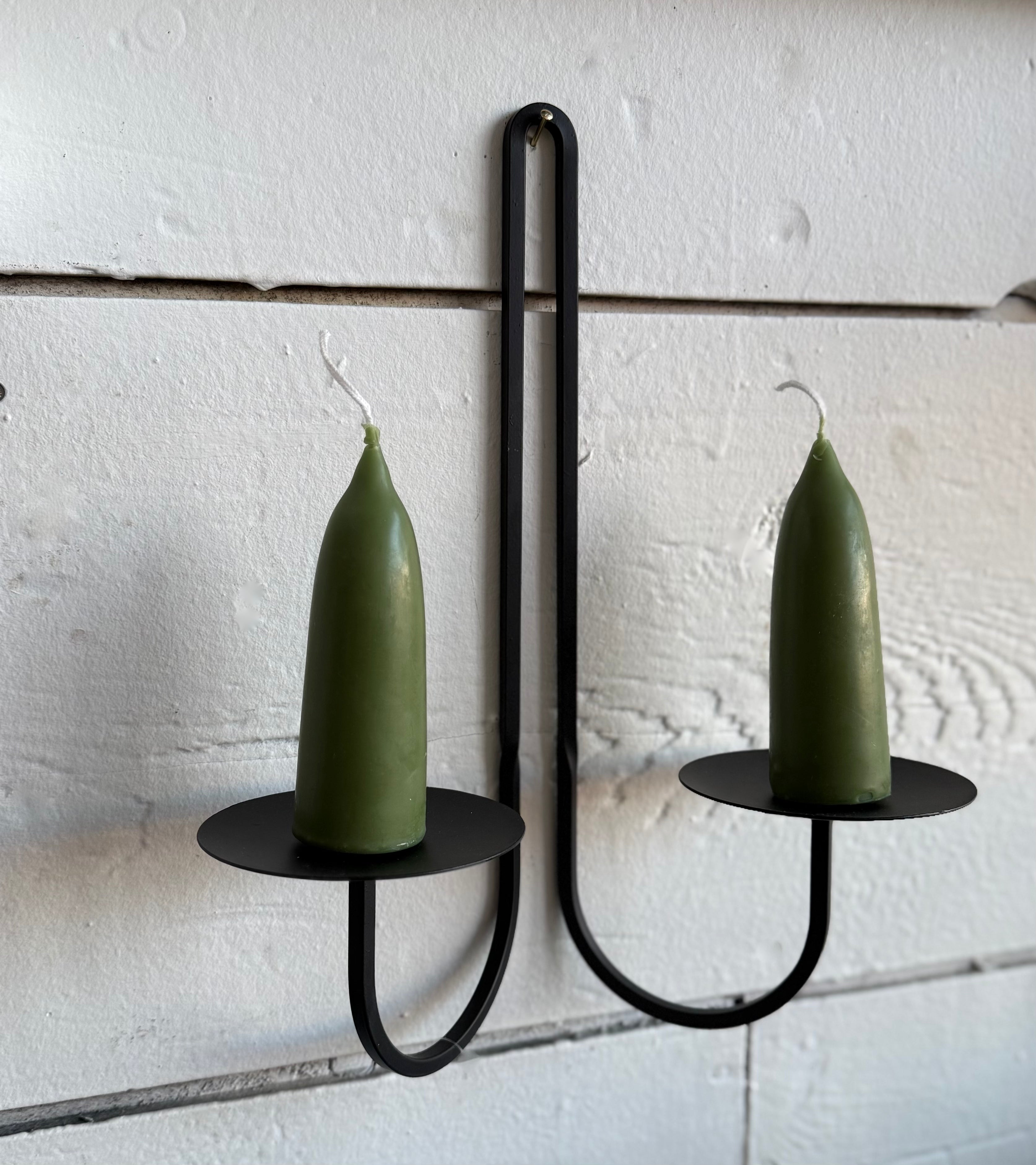Double Arm Iron Candle Holder