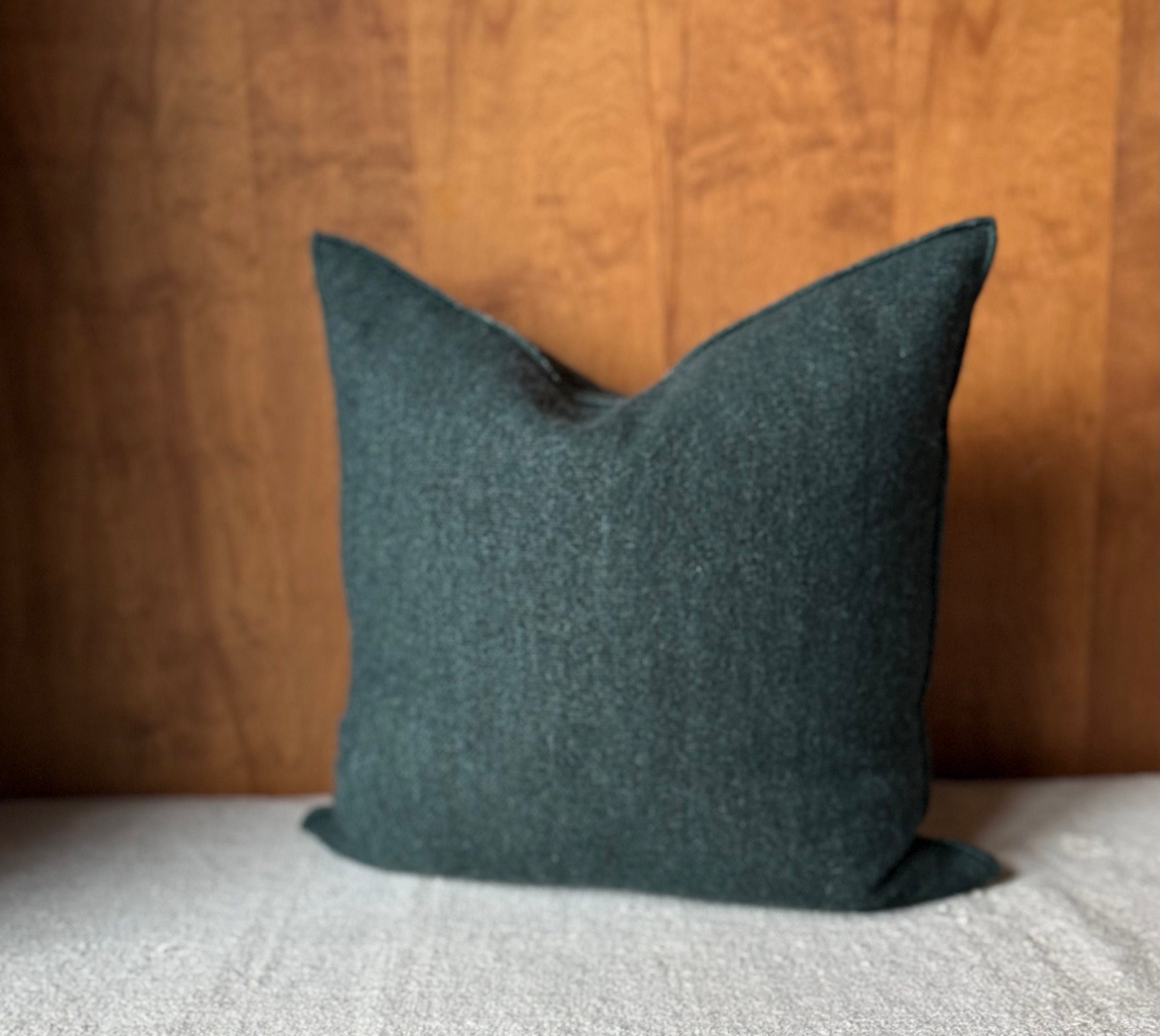 Maison de Vacances | Canvas Bouclette Pillow in Canard