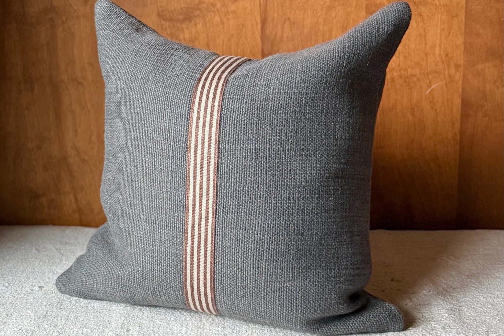 Libeco Linen Jasper Pillow | Charcoal