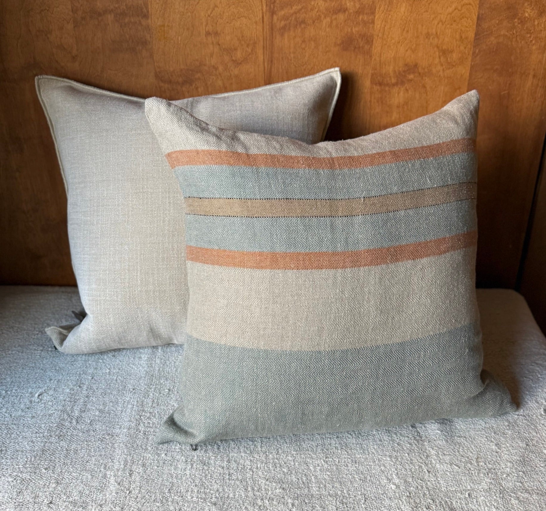 Libeco Linen Pillow | Multi Stripe