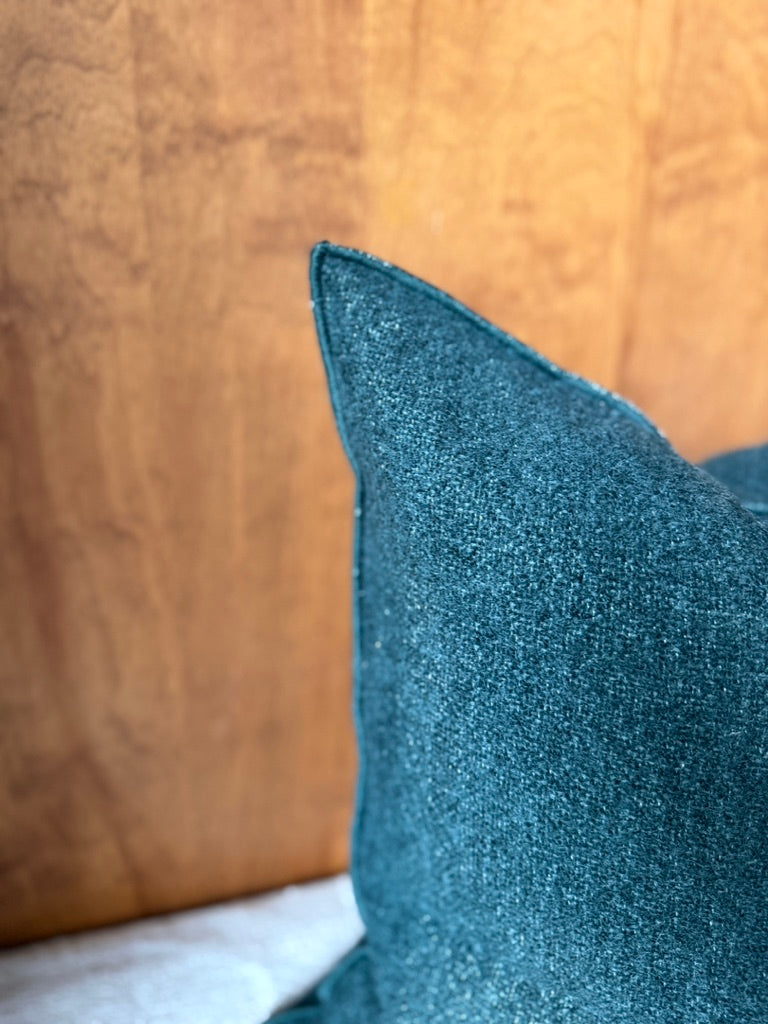 Maison de Vacances | Canvas Bouclette Pillow in Canard