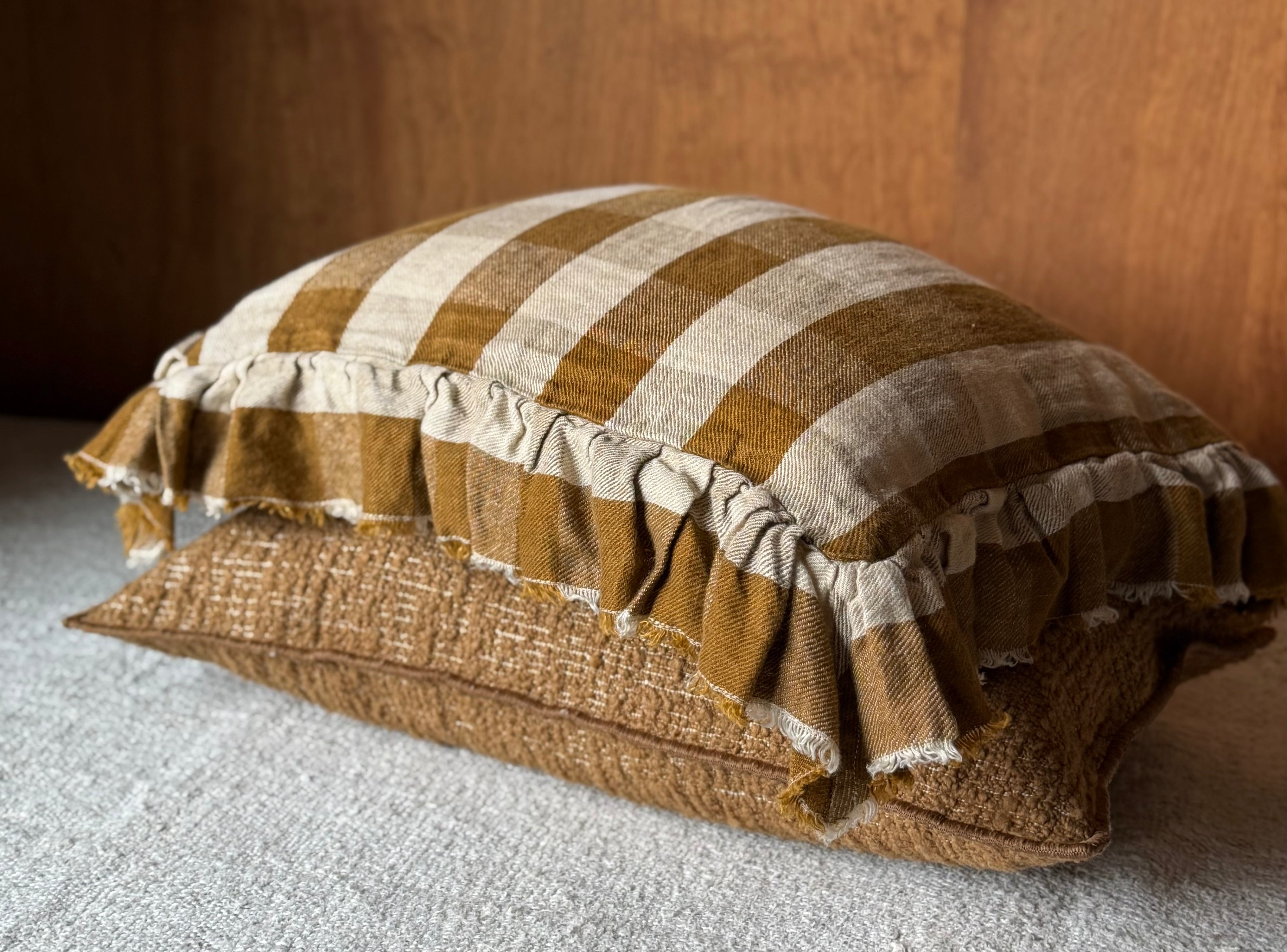Maison de Vacances | Boho Vichy Cottage Pillow