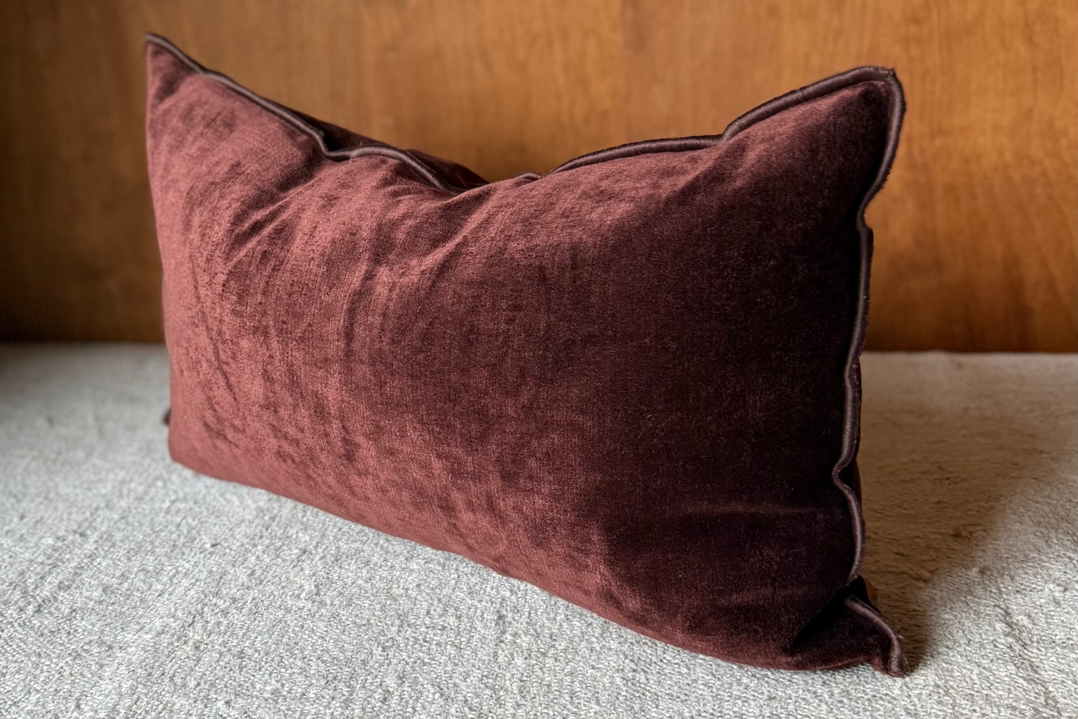 Maison de Vacances | Royal Velvet Pillow in Chianti