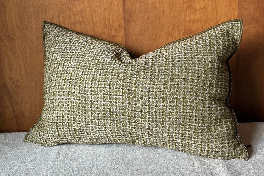 Maison de Vacances Bistro Jacquard Pillow | Bronze