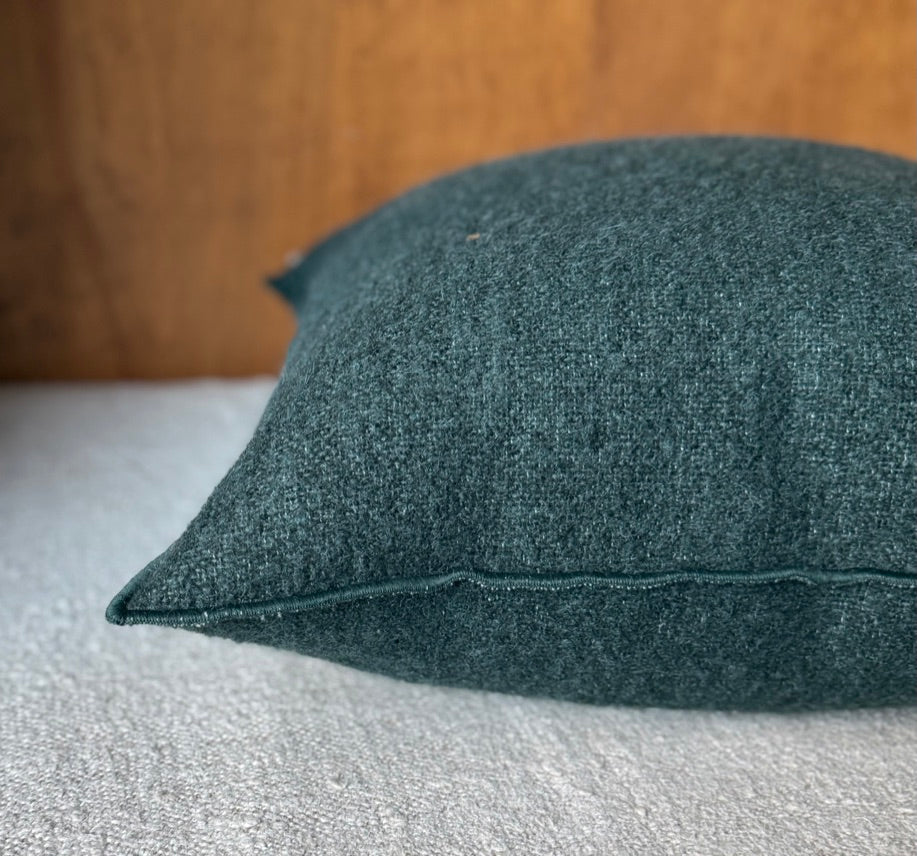 Maison de Vacances | Canvas Bouclette Pillow in Canard
